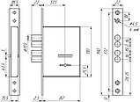 Замок врезной ЗВ8  (190)290.0.0 (5 ключей) (замена kale 189 4mf и других аналогичных замков), фото 2