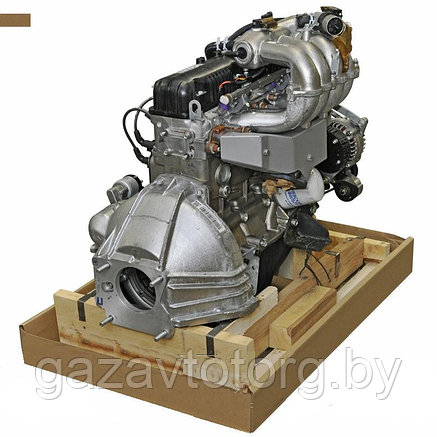 Двигатель УМЗ-4216 (АИ-92) ГАЗ-3302 Бизнес, с кроншт. под ГУР, поликл. ремень, 4216.1000402-70, фото 2