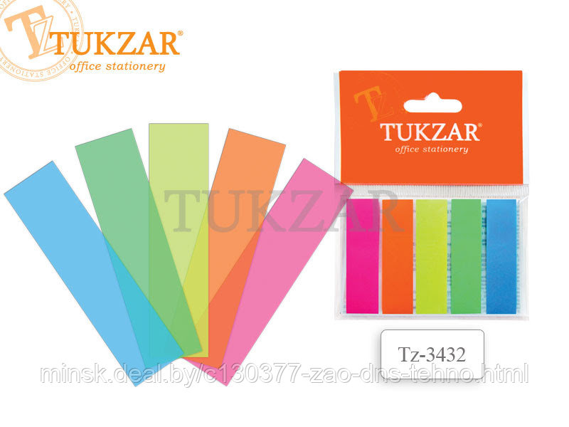 Набор стикеров-разделителей 5x25 шт. TUKZAR - фото 1 - id-p61224806