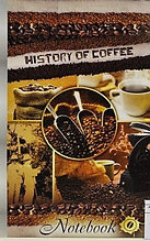 Блокнот 32 л., формат А6, в клетку "History of coffe"