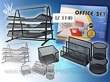 Настольный офис набор, 5 предметов, черный цвет