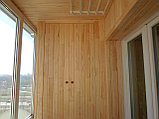 Шкафы из дерева на балкон (каркасные), фото 7