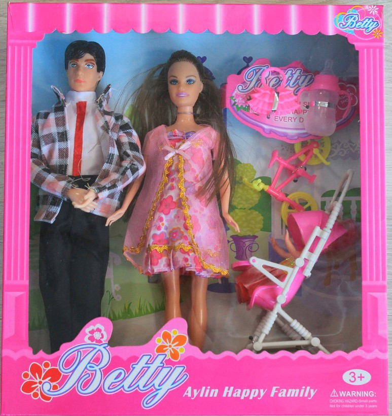 Кукла типа Барби и Кен, куколка, коляска, велосипед - фото 1 - id-p61313580