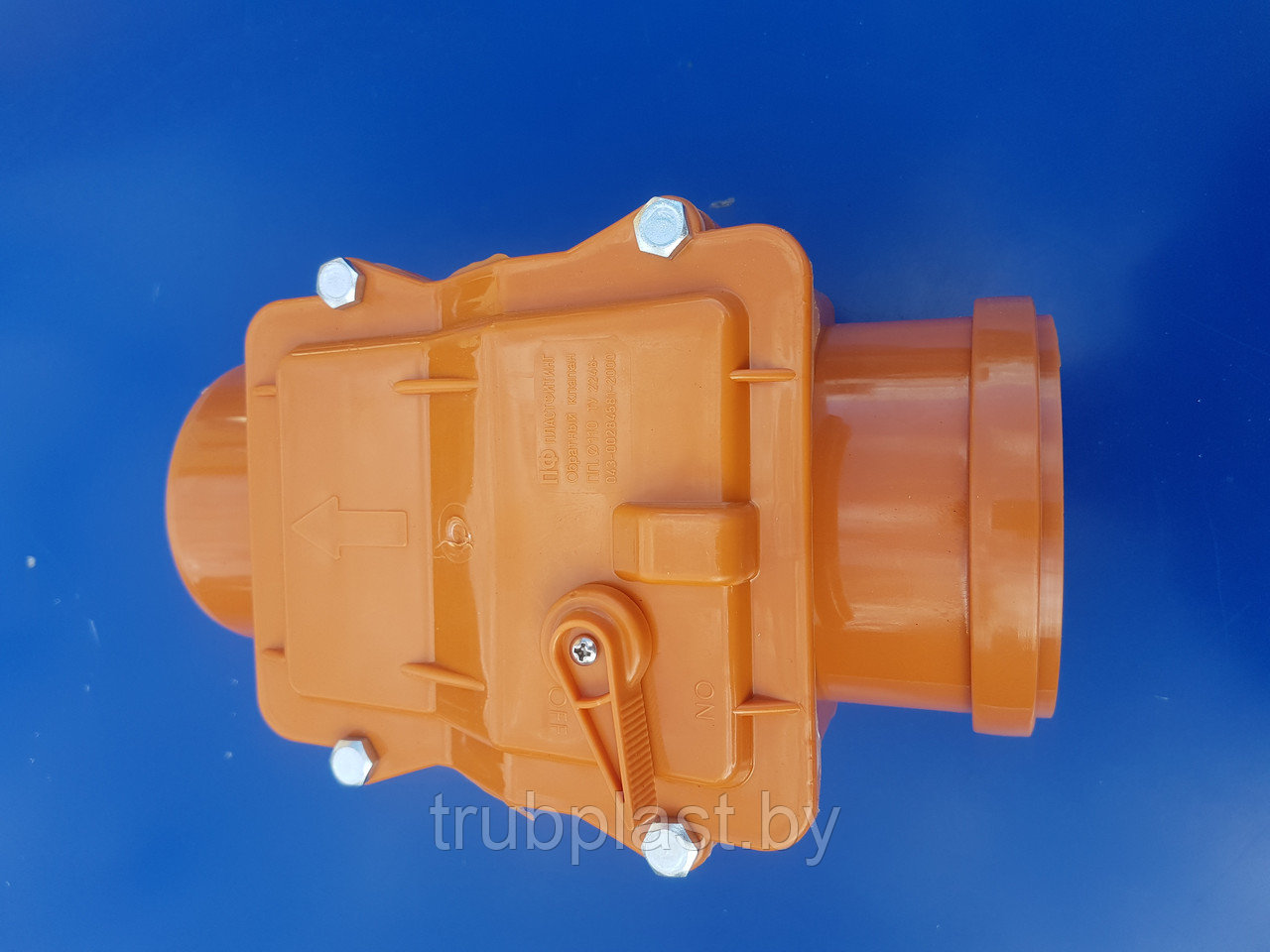 Обратный клапан для наружной канализации д. 110