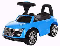 Детская машина каталка толокар AUDI голубая Ауди