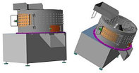 Машина МОП-7М очистки (снятия) оперения или обеспериватель птицы (барабанный)