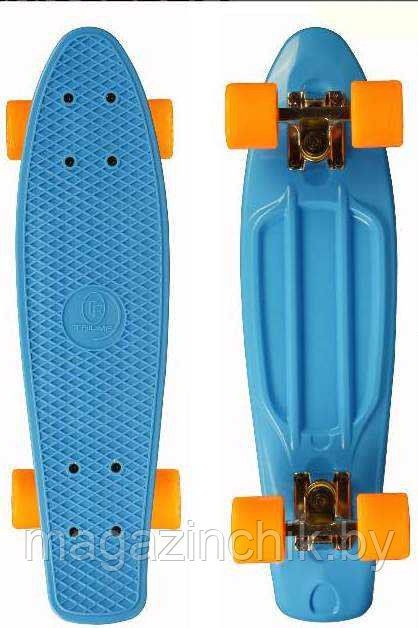 Пенниборд (Penny Board) Blue 56 см - роликовая доска, скейтборд - фото 1 - id-p61344314