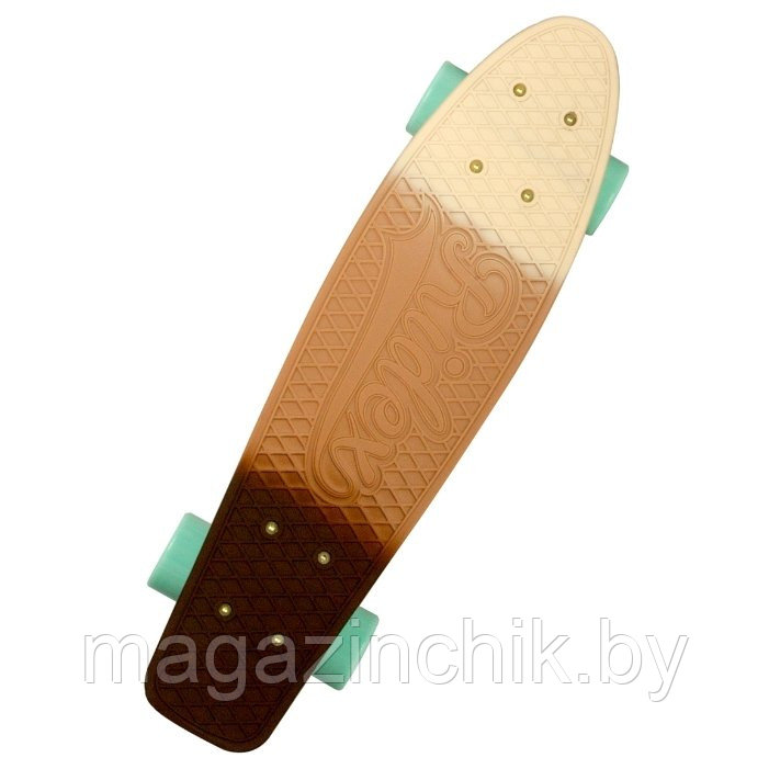 Пенниборд (Penny Board) RIDEX Cappuccino, ABEC-7, коричневый - фото 2 - id-p61355369