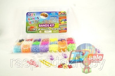 Набор резинок для плетения Loom Bands Diy Bands Kit 5000 резинок (Лум Бэндс) (арт. 9-1223)