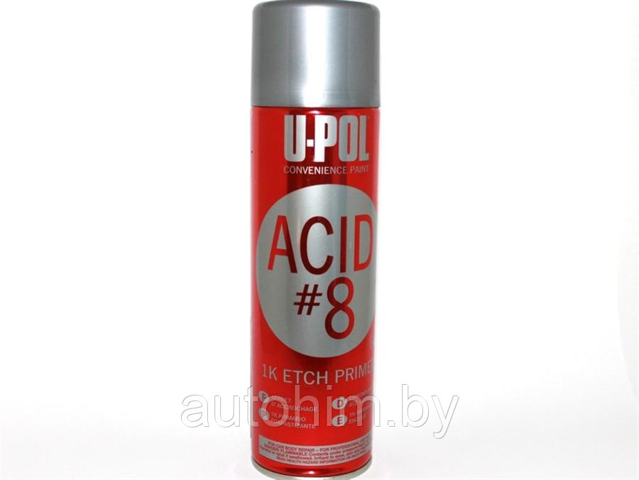 U-POL ACID#8 ГРУНТ ПРОТРАВЛИВАЮЩИЙ АЭРОЗОЛЬ 450 МЛ