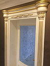 Покраска межкомнатных дверей из МДФ с эффектом золота, фото 3