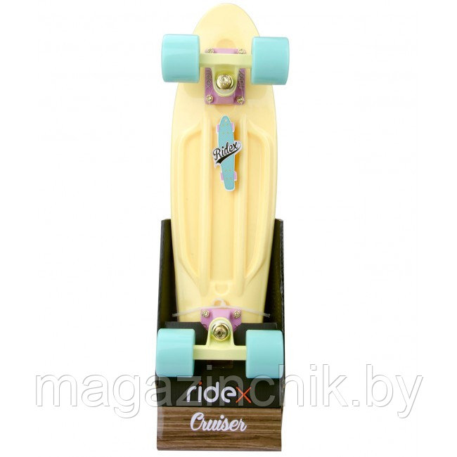 Пенниборд (Penny Board) RIDEX Vanilla, ABEC-7, ванильный - фото 5 - id-p61374850