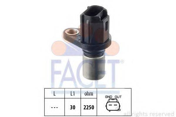 Датчик распредвала FACET. TOYOTA AVENSIS/ IQ/ PRIUS/ YARIS, 1.0/ 1.3/ 1.5/ 1.6/ 1.8. 97>