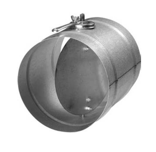 Дроссель-клапан круглого сечения из оцинкованной стали - фото 2 - id-p61385867