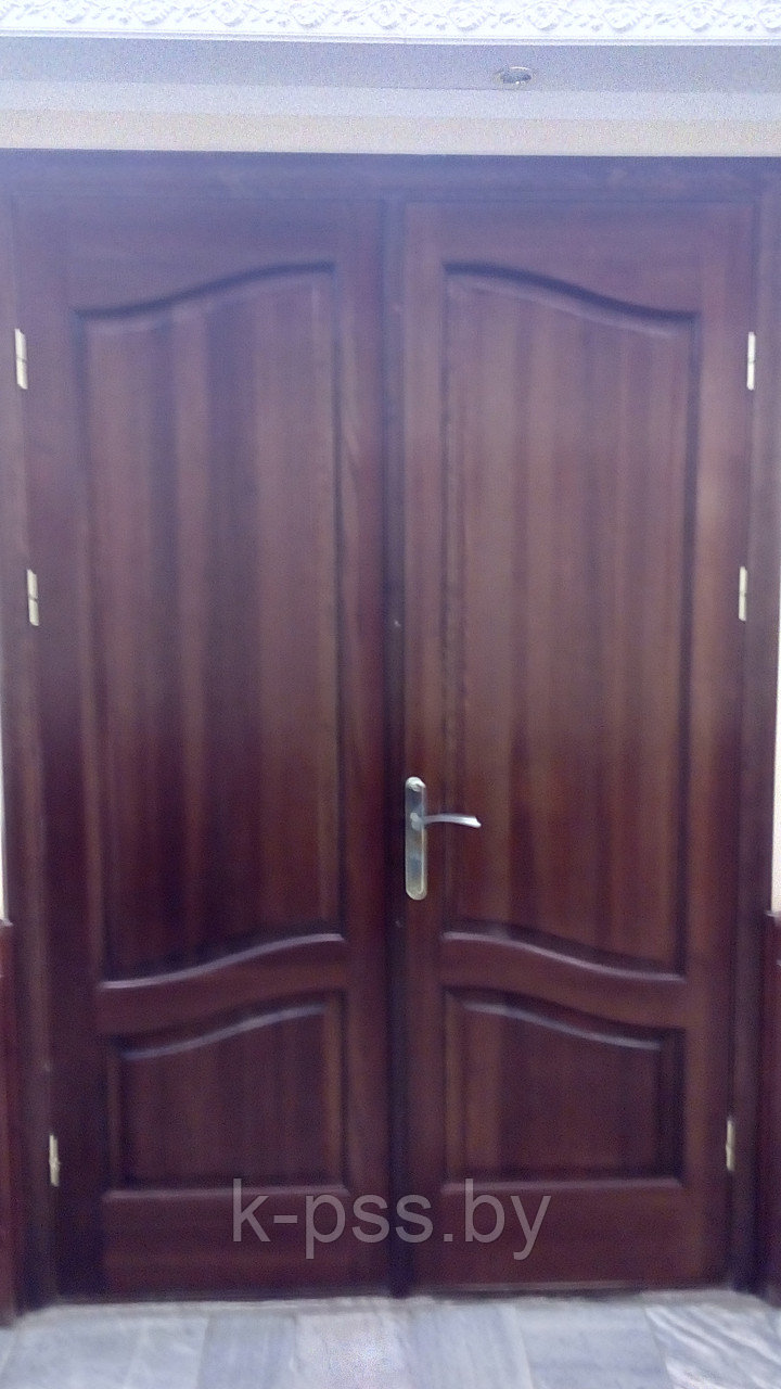 Двери входные деревянные для учреждений