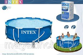 Каркасный бассейн Intex 56996 / 28212 366 х 76 см c фильтр насосом Metal Frame Pool Set