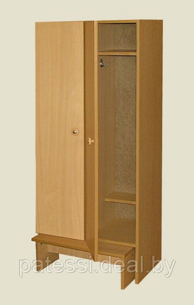 Шкаф для раздевалок двухдверный - фото 1 - id-p61415784