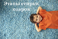 Этапы стирки ковров
