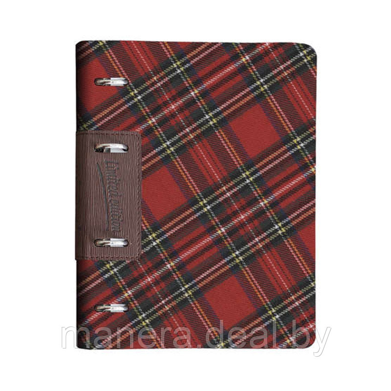 Тетрадь на кольцах А5 'Scotland' красный 120 листов клетка - фото 1 - id-p61416970