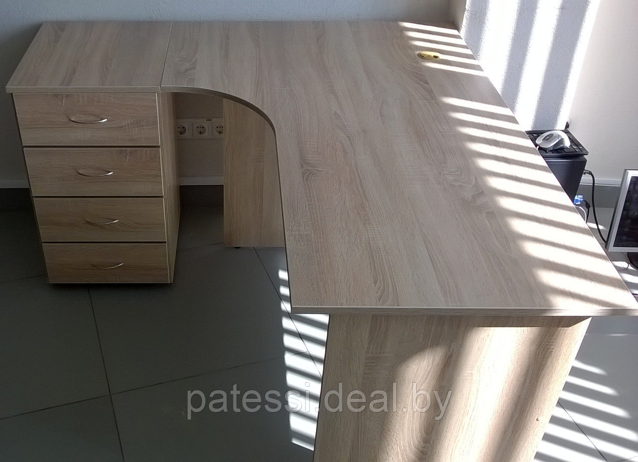 Угловой стол для офиса, левосторонний - фото 3 - id-p61419714