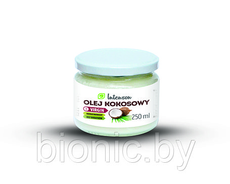 Кокосовое масло нерафинированное BIO extra virgin, "Intenson", 250 мл, фото 2