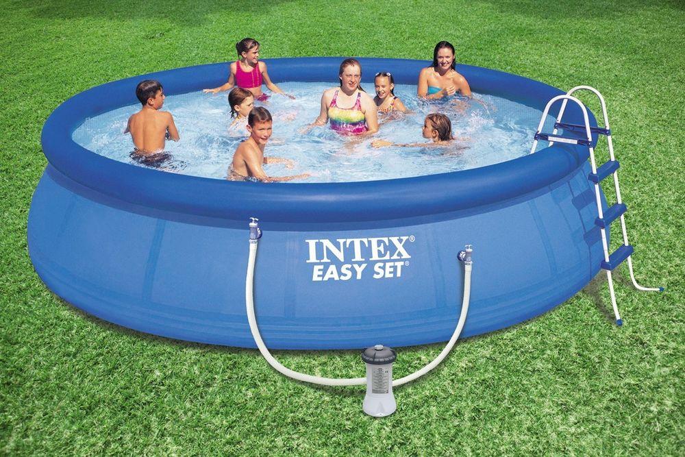 Надувной бассейн Intex Easy Set 26166NP 457х107 см - фото 1 - id-p61431494