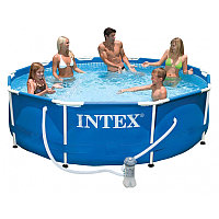 Каркасный бассейн Intex Metal Frame 28202 305х76 см 28202 Каркасный бассейн Intex Metal Frame 28202 305х76 см