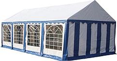 Тент-шатер ПВХ 4x8м белый с синим Sundays 48201