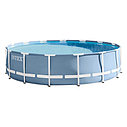 Каркасный бассейн 457 х 122 см Intex 28736 / 28236 Prism Frame Pool, лестница, фильтр насос, подстилка, тент, фото 5