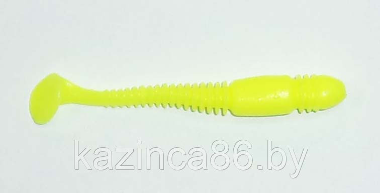 Твистер Lucky John TIOGA YELLOW CHARTREUSE 2.4" (9шт.)