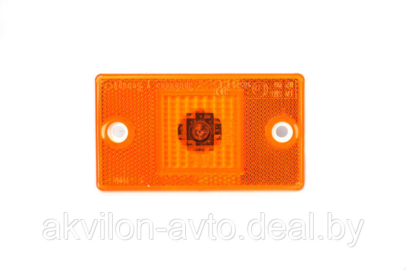 4422.3731 Фонарь габаритный оранжевый боковой плоский (лампа) (штек.бок) 24В - фото 1 - id-p60795182