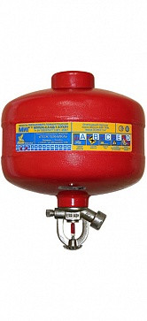 Модуль порошкового пожаротушения МПП-2,5 МИГ А 141 (самосрабатывающий) красный - фото 1 - id-p61446261