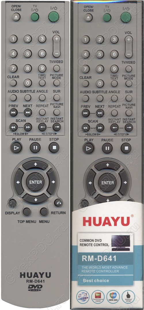 Huayu for Sony RM-D641 DVD (серия HRM362)