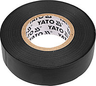 Лента изоляционная 19 мм.*20 м. черная YATO YT-8165