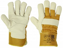 Перчатки "Комбинированные" грубая кожа, фото 2