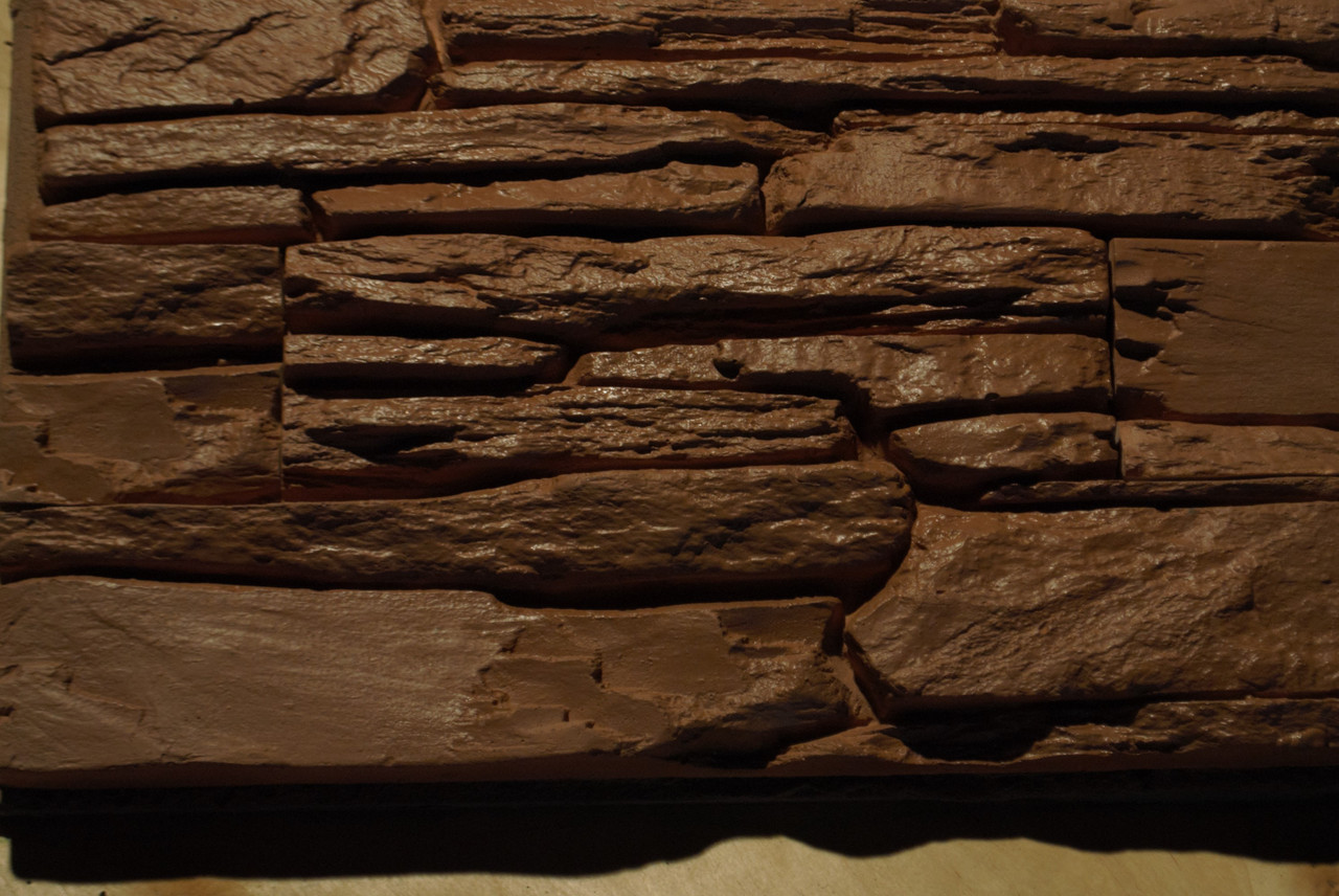 Декоративный облицовочный камень Танвальд коричневый