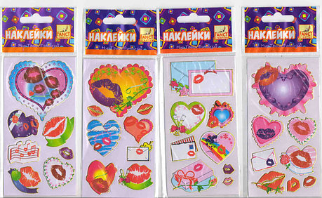 Наклейки ПОЦЕЛУЙЧИКИ, фото 2