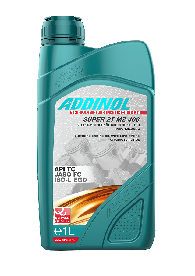 Синтетическое моторное масло ADDINOL MZ406 Super 2T, 2-Takt, SAE 40, 1л