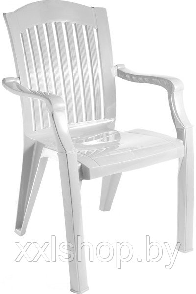 Пластмассовый стул - Кресло Премиум-1 белый - фото 1 - id-p63899071