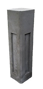 Тумба (26x26) из бетона — Б 201