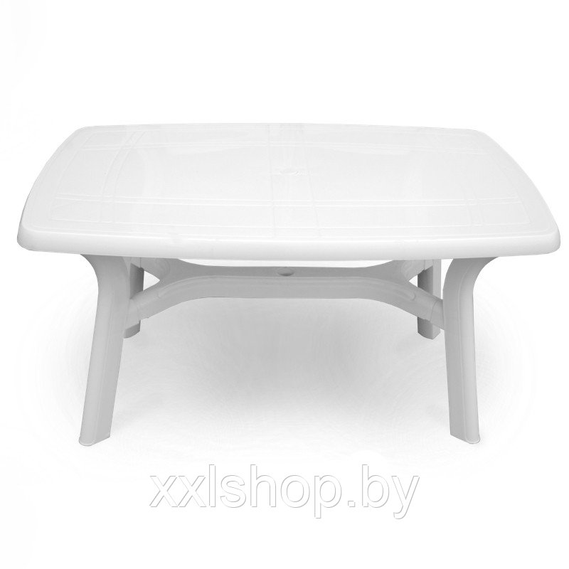 Стол из пластика прямоугольный "Премиум" белый - фото 1 - id-p61485665