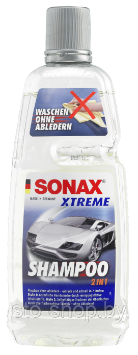 Sonax Xtreme 215 300 Автошампунь - концентрат без дополнительной сушки Wash&Dry 2в1 1л - фото 2 - id-p31920634