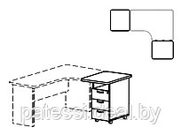 Тумба к офисному столу. Артикул  BR41.0100