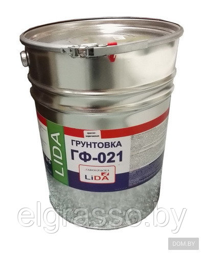 Грунтовка Lida ГФ-021 красно-коричневая 2.2 кг