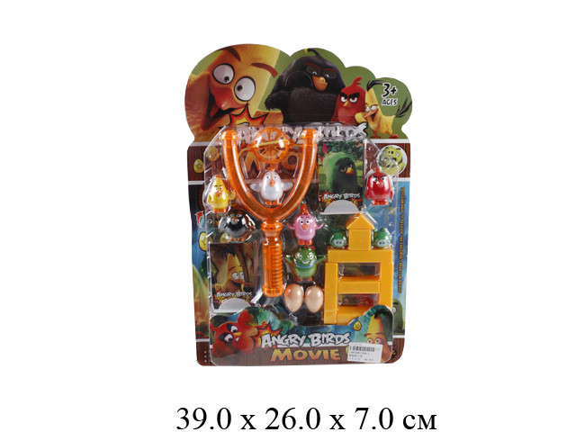 Набор рогатка Angry Birds с птицами и блоками 509-1 - фото 1 - id-p61518887