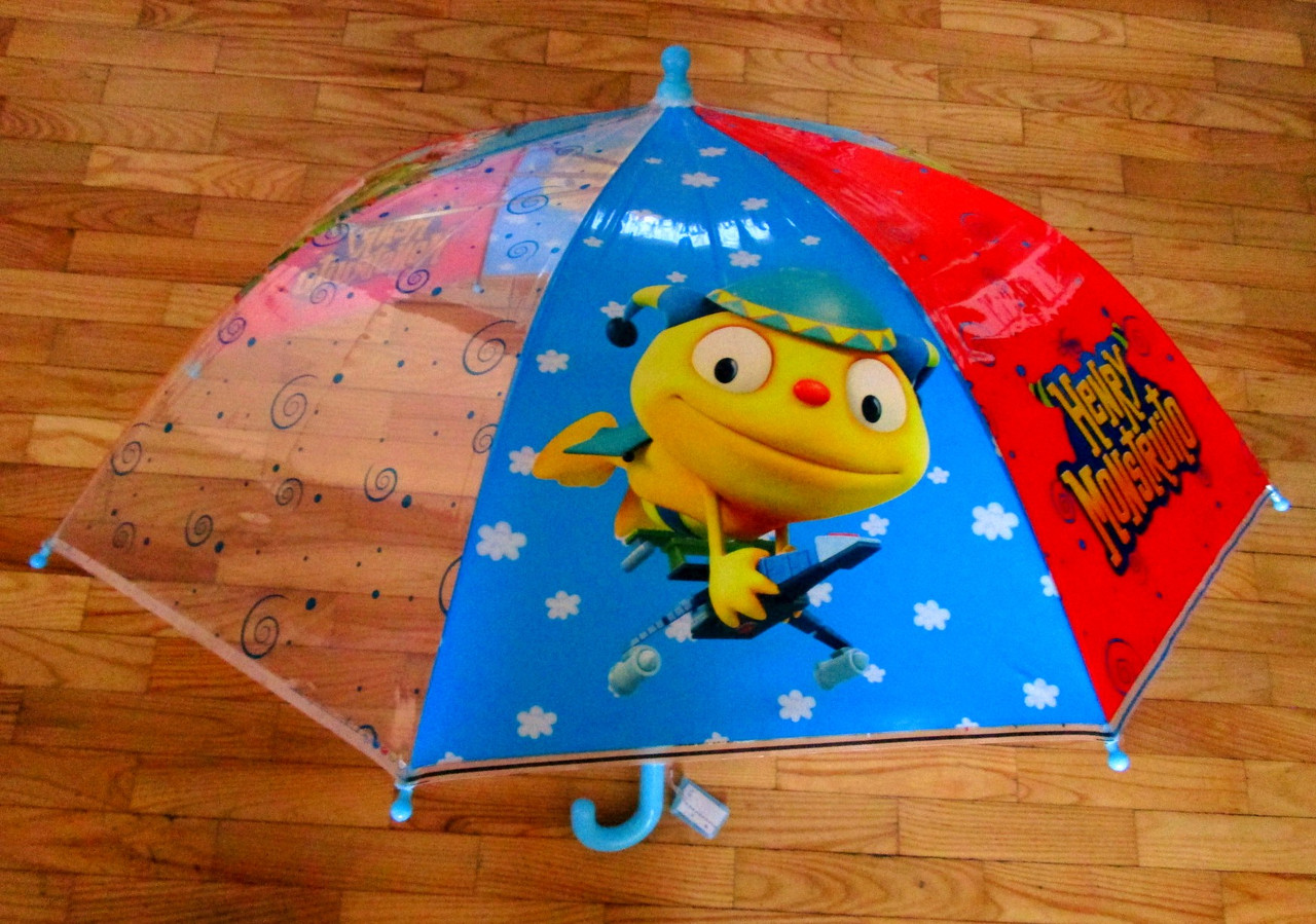 Детский зонт-трость прозрачный "Bonsticks Бонстики монстрики" - фото 3 - id-p61520598