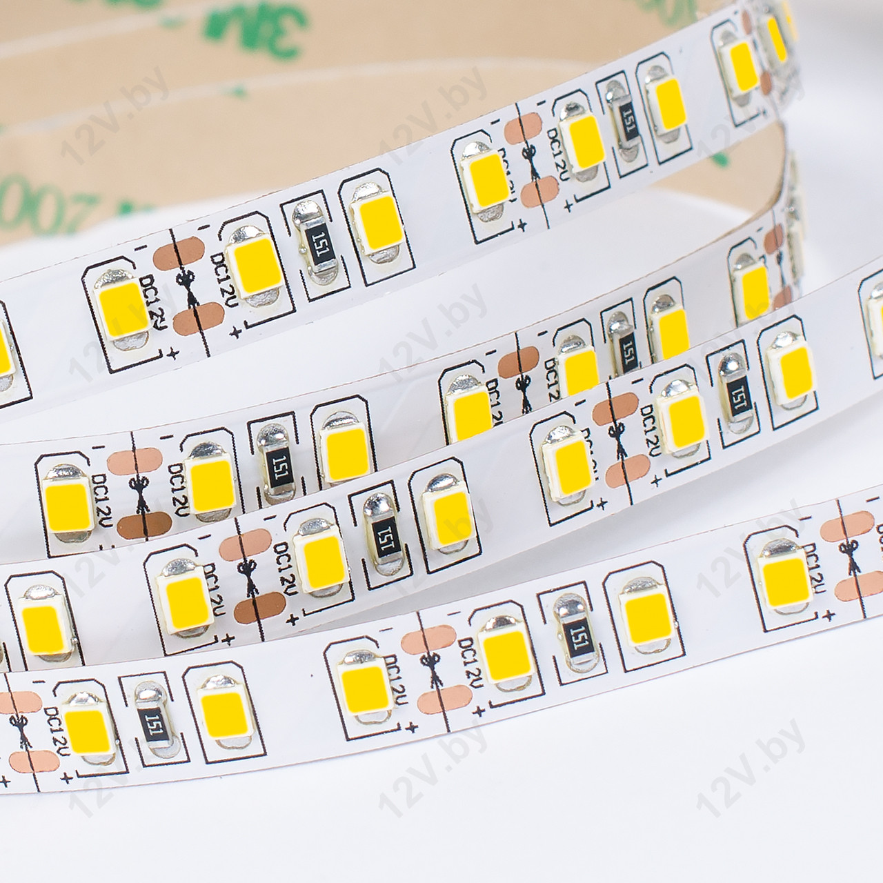 Светодиодная лента SMD 2835 120LED/m 9.6W IP33 12V Белый нейтральный [S] - фото 1 - id-p50363795