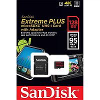Карта памяти MicroSDXC 128GB SanDisk Extreme UHS-3, Class 10, 90/60 МБ/с