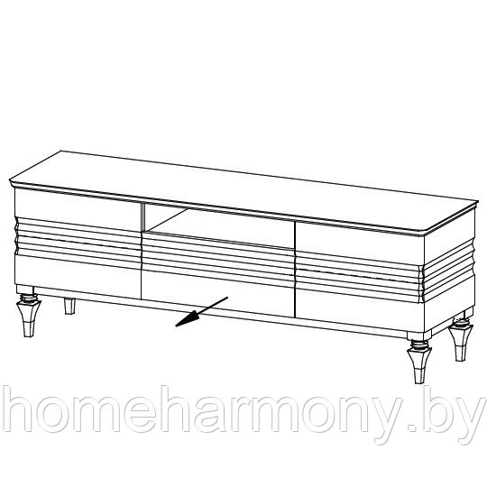 TORINO Тумба ТВ TO-RTV/D - фото 1 - id-p61543170