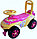 Машинка детская Автошка каталка, Чудомобиль Active Baby, музыкальная, багажник, 013117, коричневая, фото 4